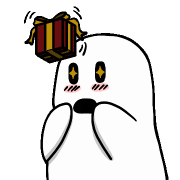 Ghost Gift Sticker