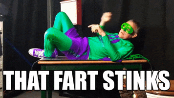 Fart Reaction GIF by Mr Methane