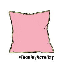 Home Pillow Sticker by Tkaniny Karoliny