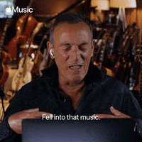 Bruce Springsteen Smh GIF by Apple Music