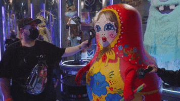 Sweating Season 5 GIF by The Masked Singer