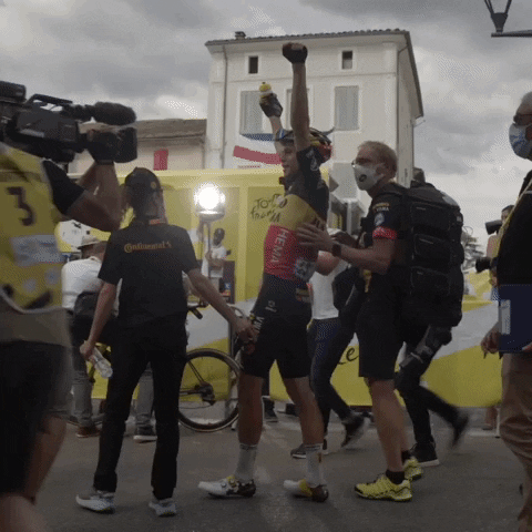 Tour De France Win GIF by Team Jumbo-Visma