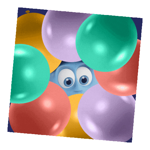 Birthday Bostik Sticker by Oom Bigbo