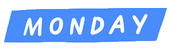 Day Monday Sticker by Nina Cosford