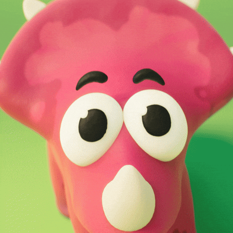 3D Please GIF by Claynosaurz