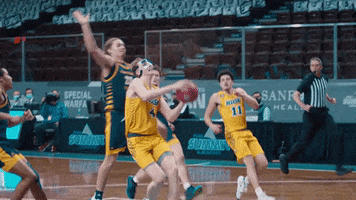 Basketball Dunk GIF by NDSU Athletics