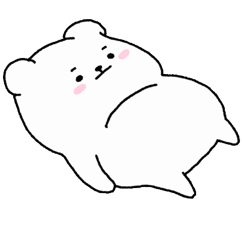 Bored Bear Sticker