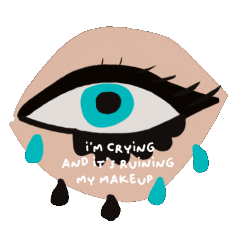 Makeup Crying Sticker by Maisie Peters