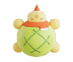 Santa Turtle Sticker