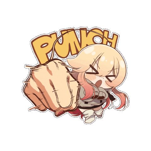 Punch Sticker