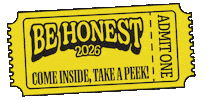 Psugd Behonest Sticker by Portland State Graphic Design