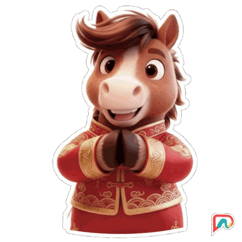 Happy New Year Fortune Sticker by Passionationco