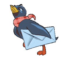 Animation Bird Sticker