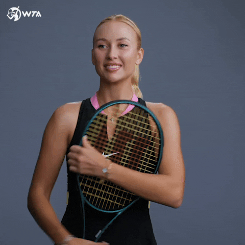 Tennis Pose GIF by WTA