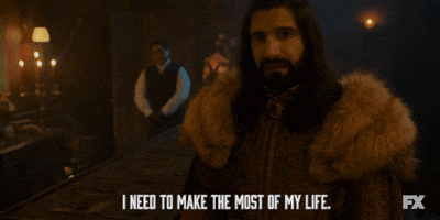 You Only Live Once Yolo GIF by What We Do in the Shadows
