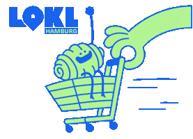 Shopping Shop Sticker by LOKL Hamburg