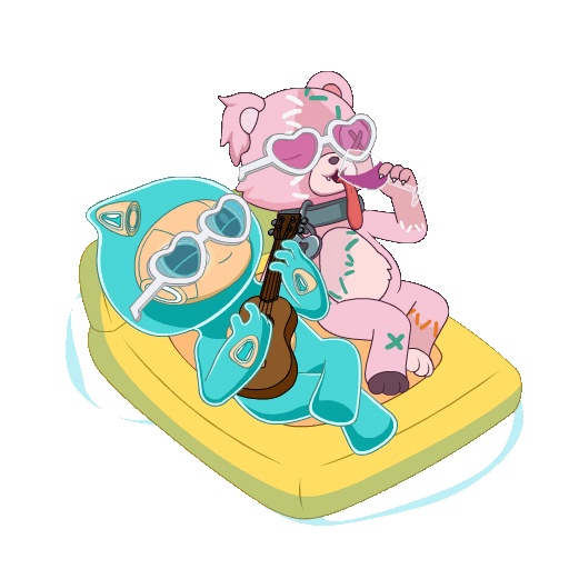 Beach Day Swimming Sticker by Masters of Mayhem