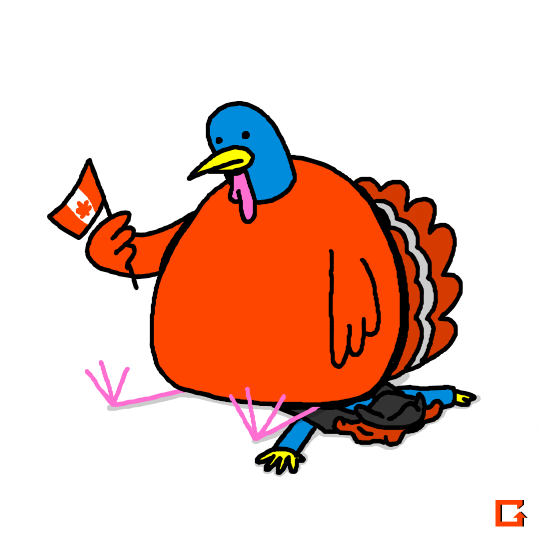 Canadian Thanksgiving Take Off Columbus Gif By gif - Find ...