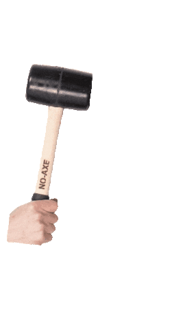 NO-AXE Sticker