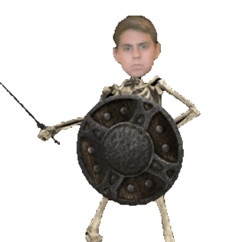 Skeleton Meme Sticker
