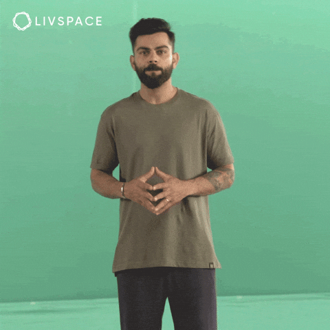 Virat Kohli Reaction GIF by Livspace