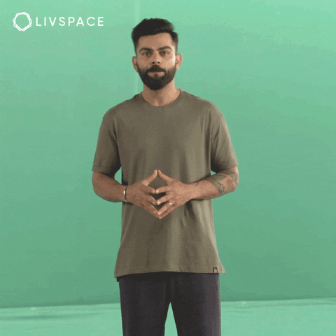 Virat Kohli Reaction GIF by Livspace
