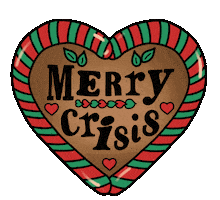Merry Christmas Heart Sticker by MOGL