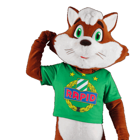 Rapid Wien Fox Sticker by SK Rapid