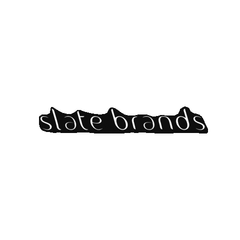 Logo Beauty Sticker by Slate Brands