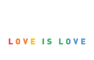 Love Is Love Pride Sticker by Frankly Bubble Tea