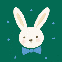 Easter Bunny Illustration GIF by Emilia Desert