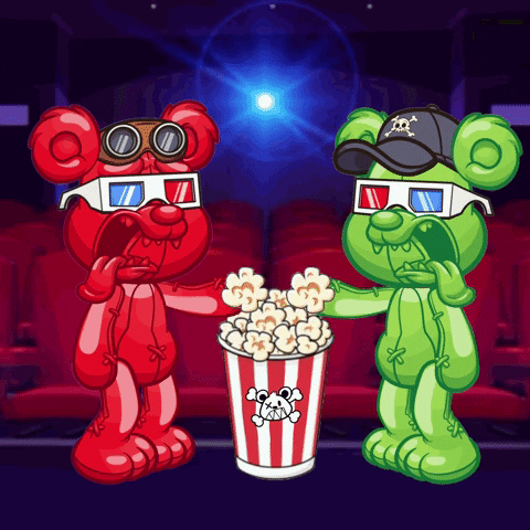 chasingcheese32 movies nft popcorn bears GIF