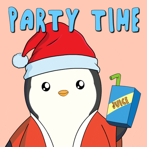 Its Time To Party GIF by Pudgy Penguins