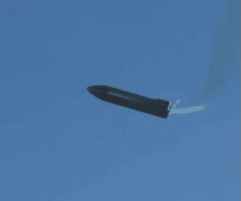 SpaceX Starship SN9 Explosion Gif