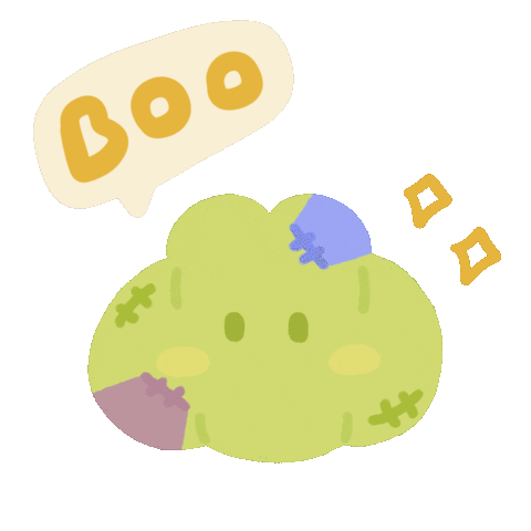 Halloween Boo Sticker