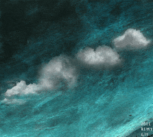 walk on clouds GIF by joelremygif