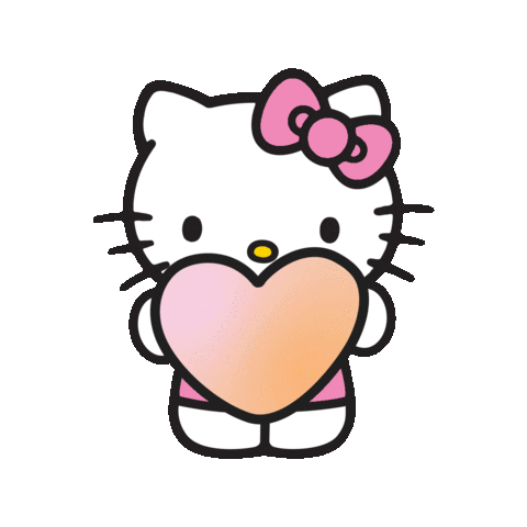 Heart Love Sticker by Hello Kitty