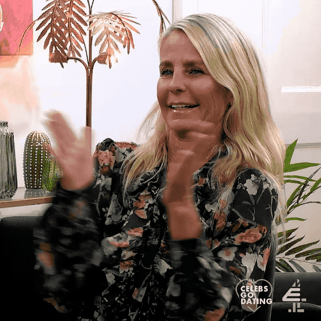 Happy Clapping GIF by Celebs Go Dating