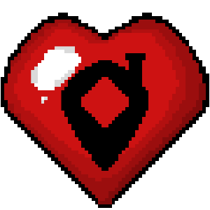 Valentines Day Pixel Sticker by DropFriends
