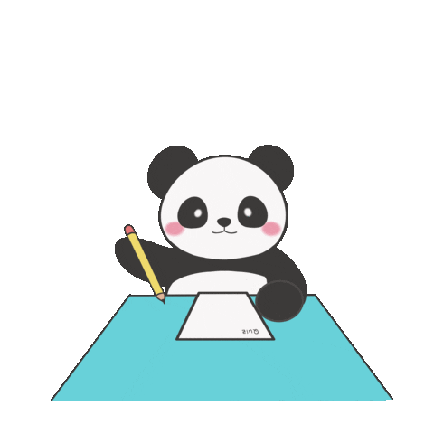 Copywriting Panda Sticker