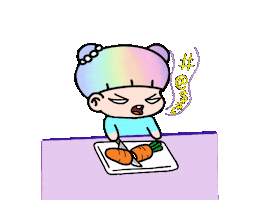 Angry Carrot Sticker by BugCity