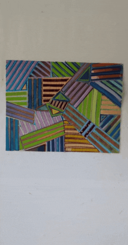 Blocky Lines Quilt GIF