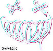 Creepy Sticker by Klazmo