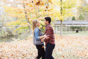 brittnimariebeversdorf fun leaves falling engagement gif photography by brittni marie GIF