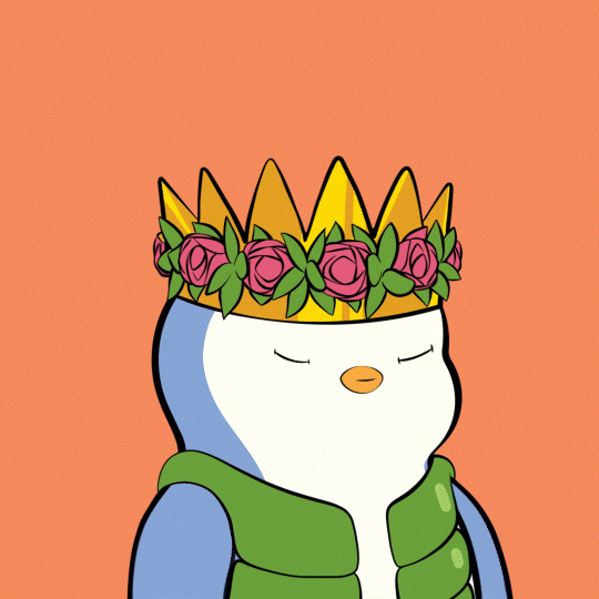 Sassy Crown GIF by Pudgy Penguins