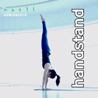 Yoga Handstand GIF by Home and Gym