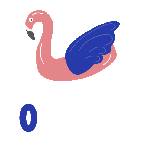 Summer Flamingo Sticker by ossira