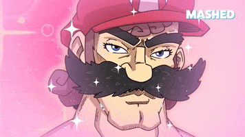 Sparkling Super Mario GIF by Mashed