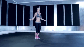 kirbelan fitness train jump rope GIF