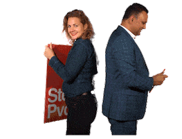 PvdA Rotterdam Sticker